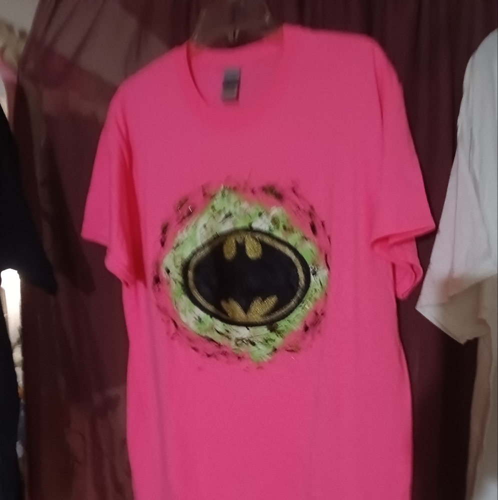 Screen printed batman t-shirt
